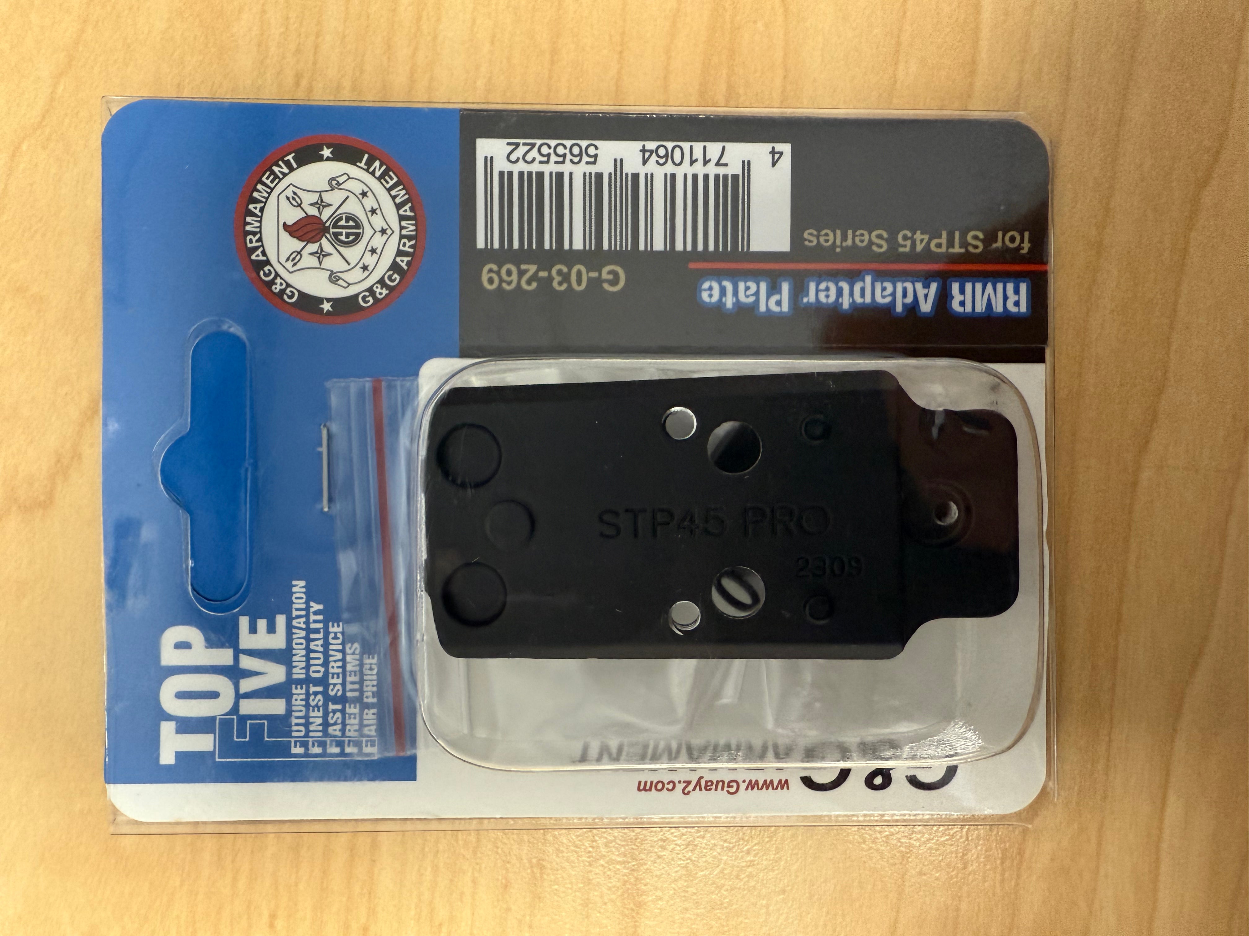 G&G RMR Adapter Plate for STP45 Series